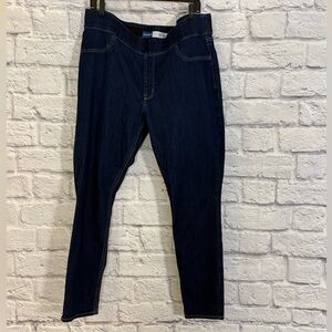 Old Navy mid rise rockstar super skinny jeggings size 16